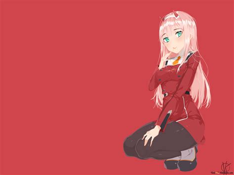 Anime Girl Zero Two Wallpaper Hd Anime 10000 Wallpaper