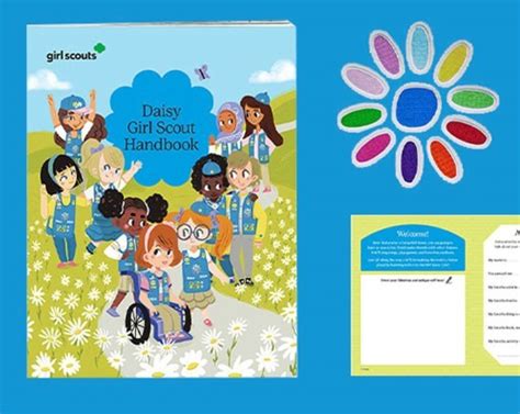 New Daisy Girl Scout Handbook And Daisy Petal Sets Girl Scouts River