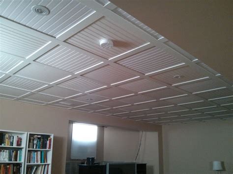 Beadboard Drop Ceiling Tiles Dropped Ceiling Suspended Ceiling Tiles