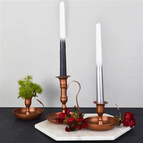 Copper Candle Holders By Miafleur