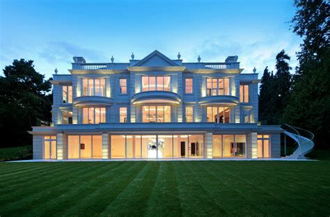 Silverwood House A Newly Built Limestone Mansion In Surrey England