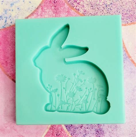 Bunny Mold Floral Bunny Mold Rabbit Mold Easter Mold Etsy