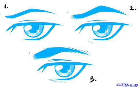 The curves on the upper and lower lash lines should be slight so the eye doesn't look too round. Anime guy eyes. The 50+ Best Anime Characters With Blue Eyes