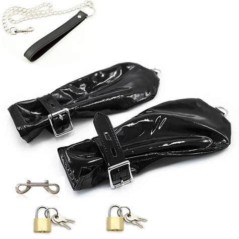 Handcuffsmittensboot Booties Leather Gloves Dog Paw Padded Fist
