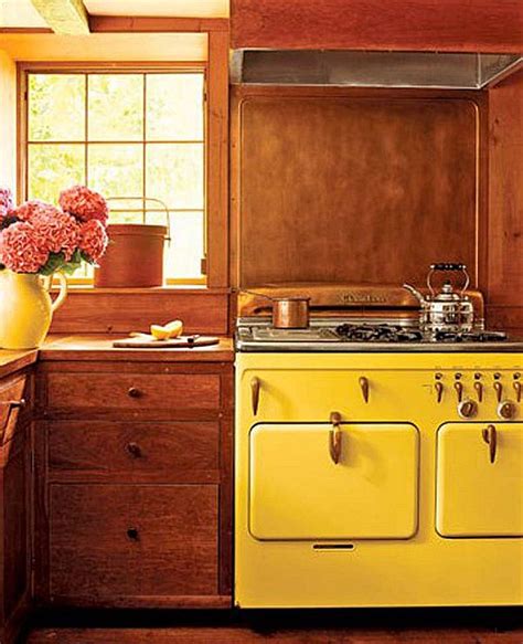 Find the perfect vintage kitchen appliances stock photo. Buttercream Isn't Just for Baking: DIY Yellow Infused Kitchens