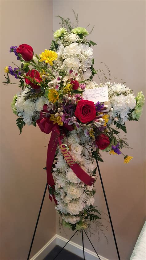 Funeral Cross Design In Beverly Ma Carrolls Florist