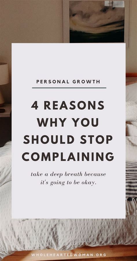 4 Reasons Why You Should Stop Complaining — Molly Ho Studio Stop