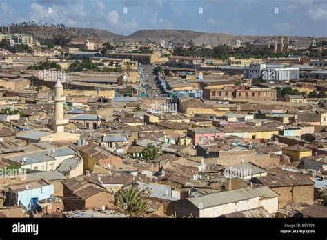 Overlooking The City Asmara Eritrea Stock Photo 76815544 Alamy