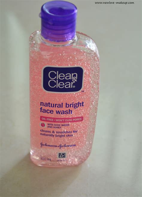 Its break through formula is proven to reveal naturally bright, pinkish fair skin. Clean & Clear Natural Bright Face Wash Review | New Love ...