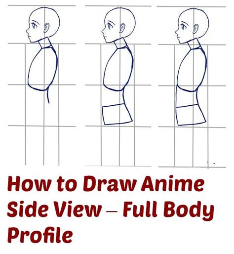 How To Draw Anime Side View Full Body Profile Manga Tuts Diseños