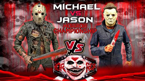 Michael Myers Vs Jason Voorhees Horror Championship Match Youtube