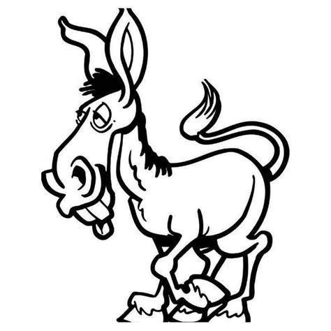 Donkey Line Drawing Free Download On Clipartmag