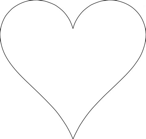 Exploit Free Printable Heart Shapes 6 Templates Valentines White