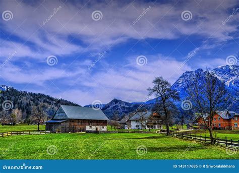 View Of Austrian Farm During My Travel Stock Image Image Of Travel