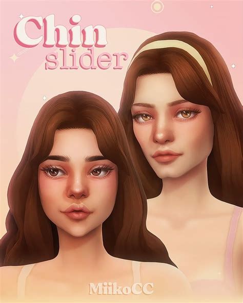 Chin Slider Miiko On Patreon Sims The Sims 4 Skin Sims 4