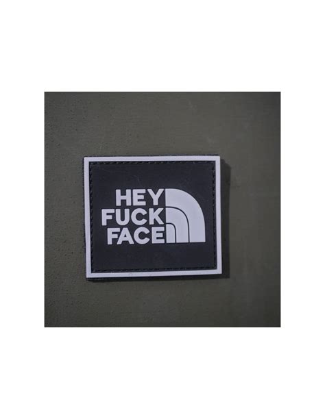 Pvc Patch Hey Fuck Face