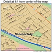 Schenectady New York Street Map 3665508