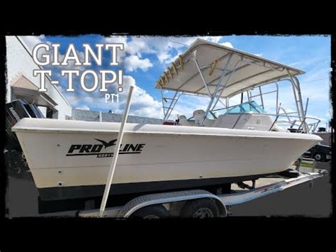 Sport Fisher T Top On A Bayboat YouTube