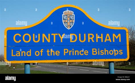 County Durham Sign Hi Res Stock Photography And Images Alamy