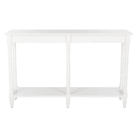 Safavieh Noam 51 In White Standard Rectangle Wood Console Table With