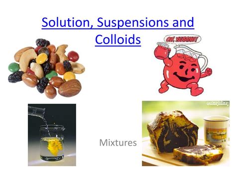Ppt Solution Suspensions And Colloids Powerpoint Presentation Free