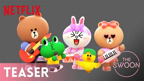 Line Friends Official Teaser Netflix Eng Sub Youtube