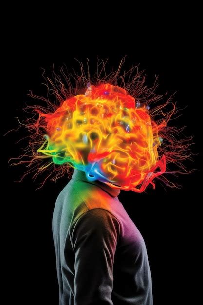 Premium Photo Representation Of Brain Waves Photo Composition Of