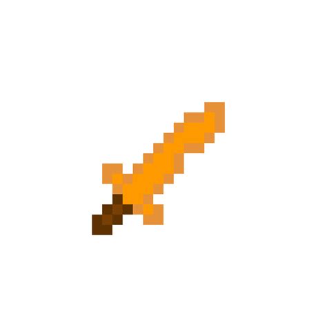 Flame Sword Pixel Art