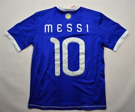 2010 11 Argentina Messi Shirt L Boys 164 Cm Football Soccer