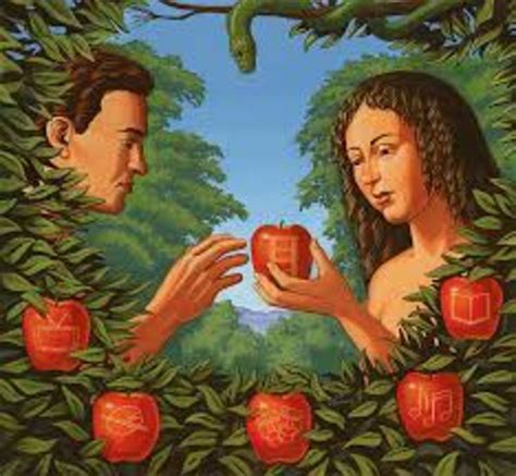 The First Painting Of Adam And Eve
