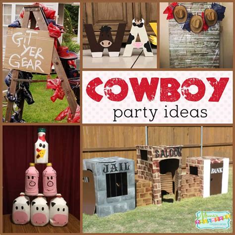 Cowboy Party Ideas How To Throw A Western Party Mimis Dollhouse