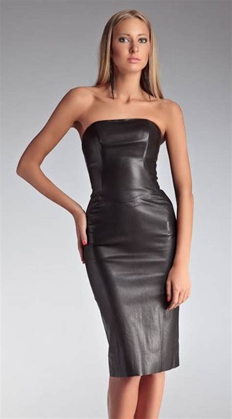 Only Leather Leather Dress Outfit Leather Dresses Black Leather Dresses