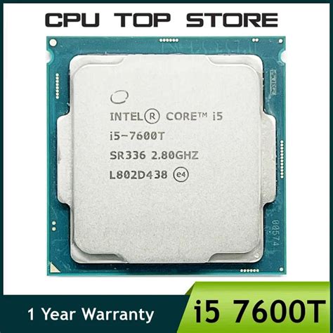 Used Intel Core I5 7600t I5 7600t 28 Ghz Quad Core Quad Thread Cpu Processor 6m 35w Lga 1151
