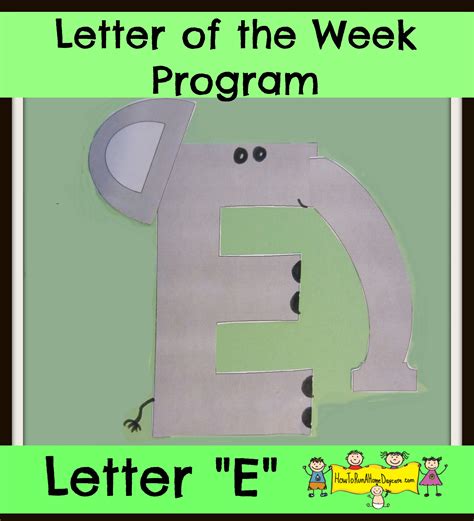 Letter E Letter Of The Week Program Part 1 Alphabet Activities