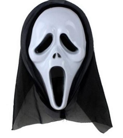 New Scary Ghost Face Scream Mask Creepy For Halloween Masquerade Party