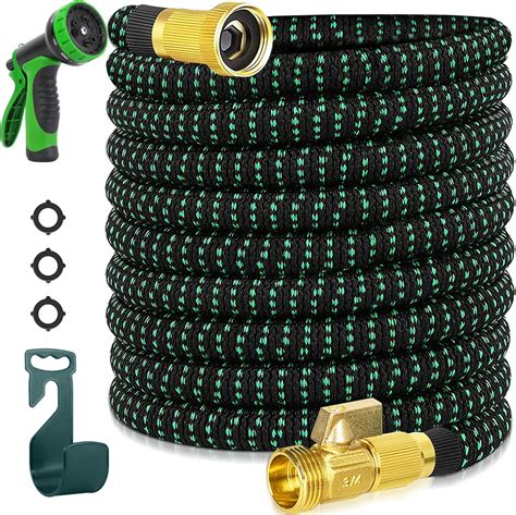 Buy 200ft Expandable Garden Hose With 10 Function Hose Nozzle Extra