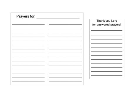 49 Prayer Journal Templates Kids Adults Templatelab