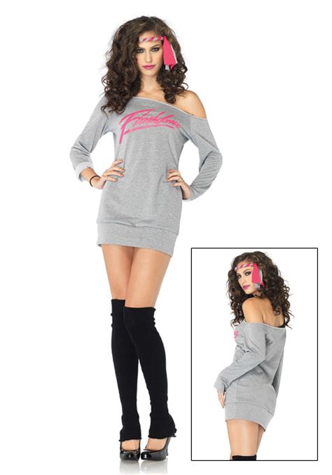 Sexy Flashdance Costume 80s Theme Party Outfit 80s Outfit Themed Outfits Party Outfits Party