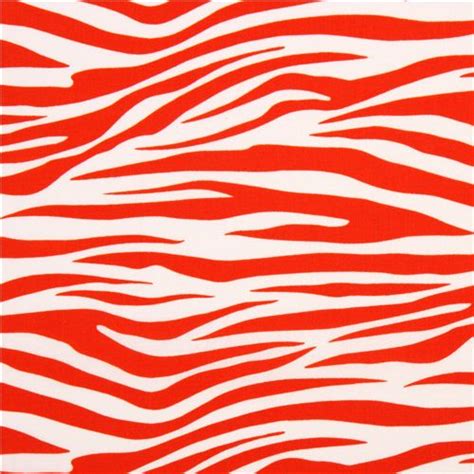 Zebra Print Animal Fabric Metro Orange Robert Kaufman Modes4u