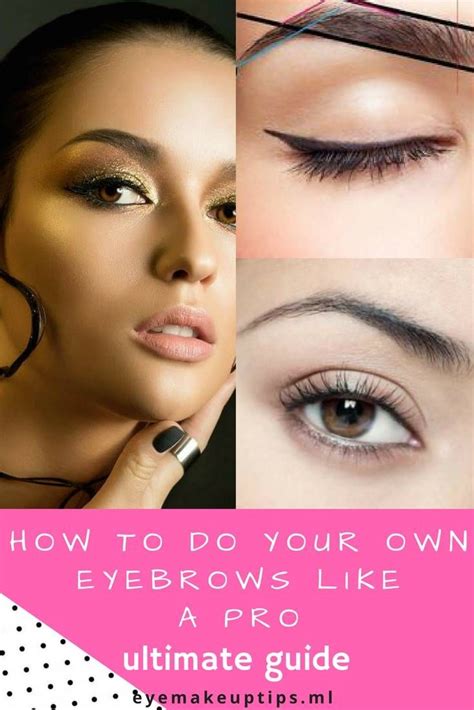 The spoolie rakes through the lines you just. How To Do Your Own Eyebrows Like A Pro (With images ...