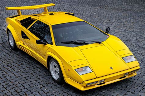 Gorgeous Lamborghini Countach 5000 Qv Proves Yellow And Brown Can Work