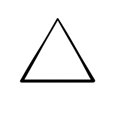White Triangle Icon 150135 Free Icons Library
