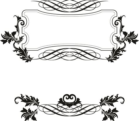 Free Vector Decorative Borders Decorative Borders Border Design