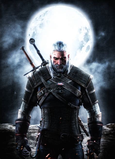 Geralt Of Rivia The White Wolf By Youngphoenix3191 On Deviantart