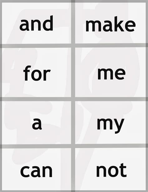 Printable Sight Word Flash Cards Download Or Save The Pdf To Your Own