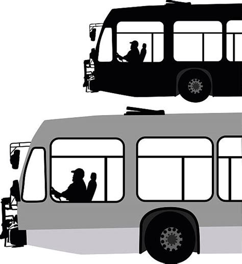 Bus Driver Clipart Black And White Apple