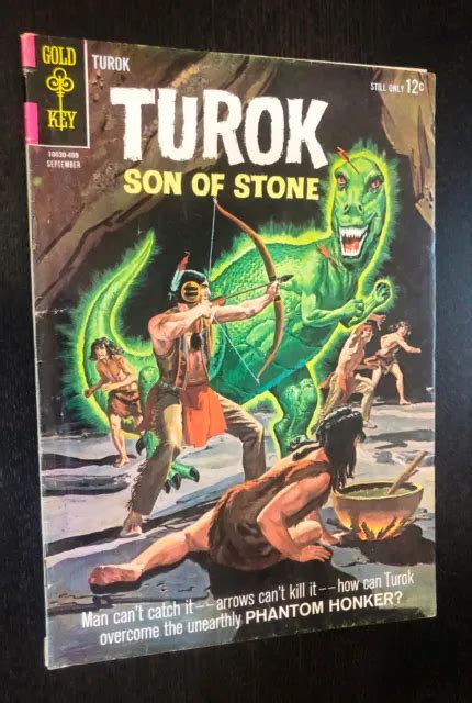 Turok Son Of Stone Gold Key Comics Silver Age Vg