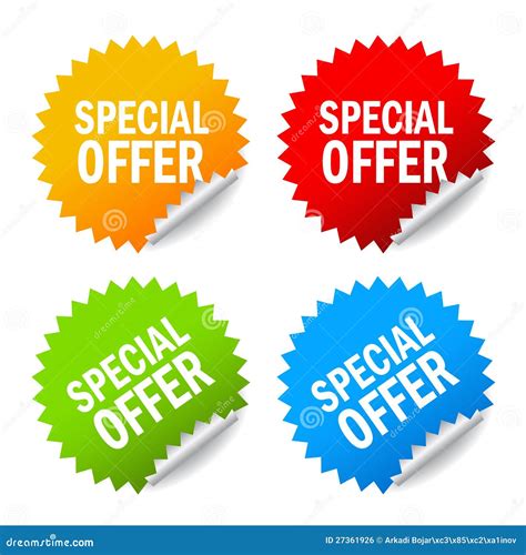 Vector Special Offer Royalty Free Stock Image Image 27361926