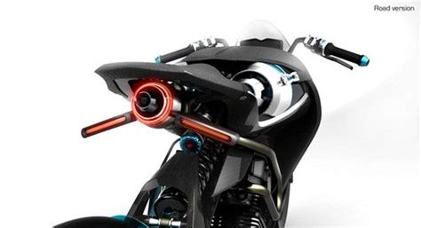 Saline Bird Futuristic Motorcycle Pneumatic Motor