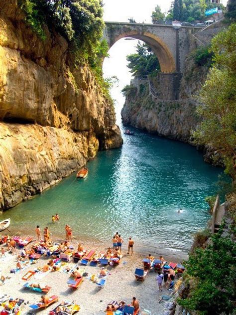Beautiful Beach Furore Amalfi Coast Italy Earth Pics And Travelling